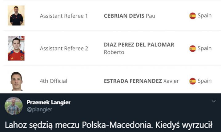 Znamy już sędziego meczu Polska - Macedonia Północna! xD